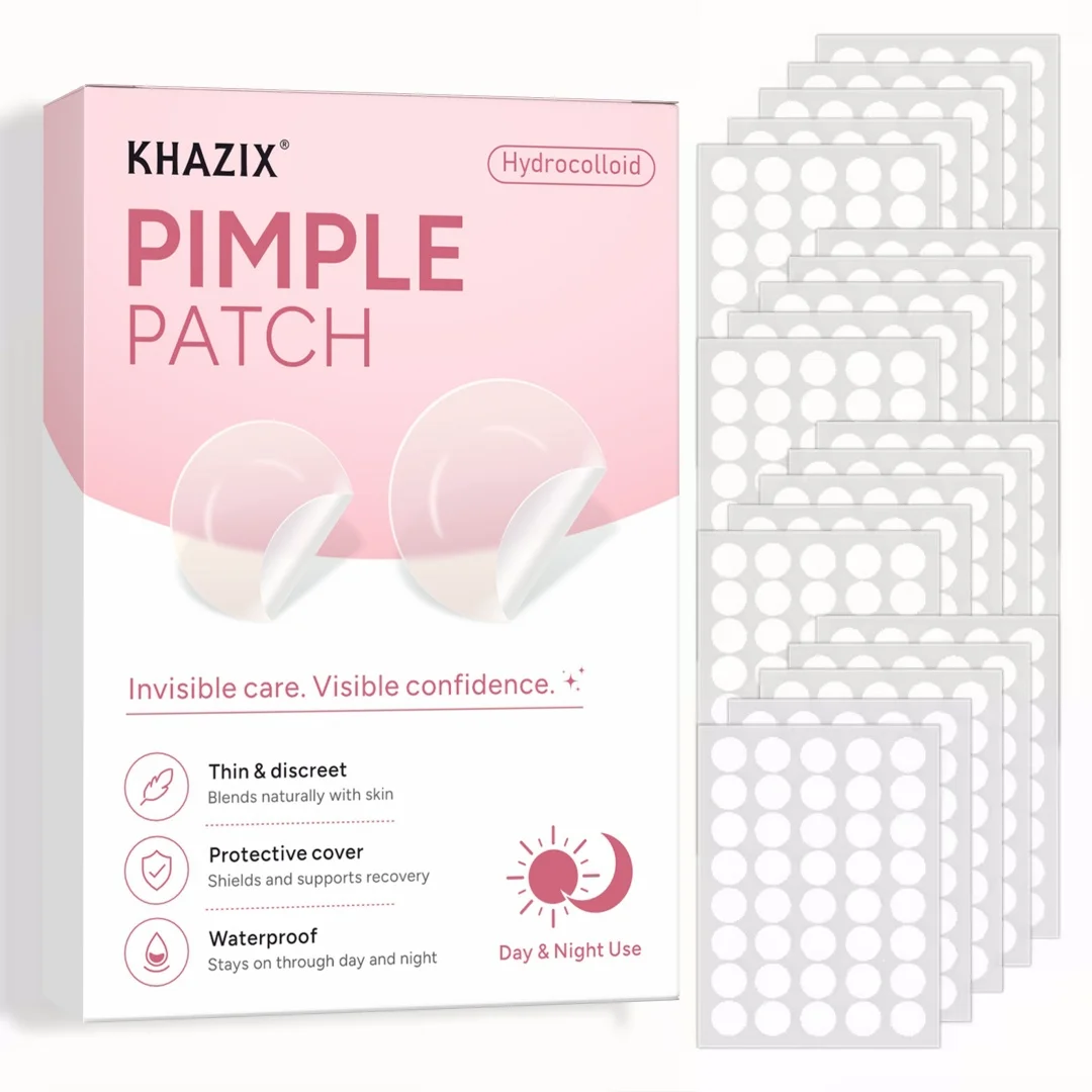 80/200/400Pcs Mini Hydrocolloid Facial Patches, Invisible Concealer Stickers, Waterproof, Small Size, Day & Night Use