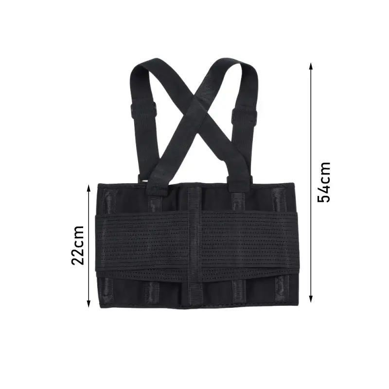 Back Support Belt Waist Strap Ergonomic Back Support Belt Thick Fabric Provides Back Support To Prevent Strain Correct Hunchback