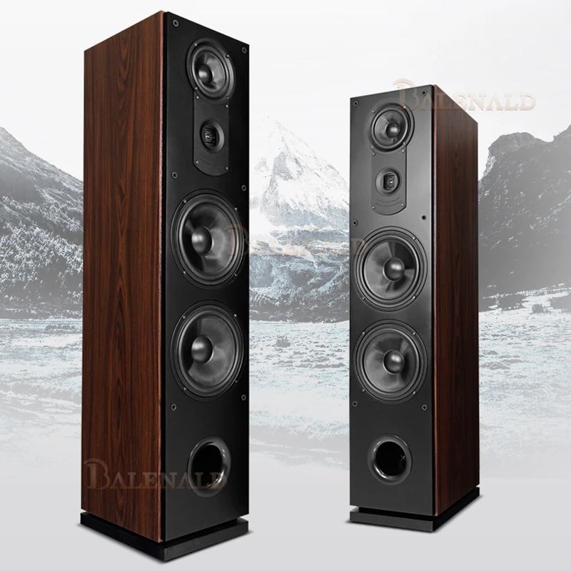 ハイファイスピーカー BN156 フィーバー家庭用デュアル 8 インチハイファイフロアスタンディングスピーカーパッシブフロアスタンディングスピーカー