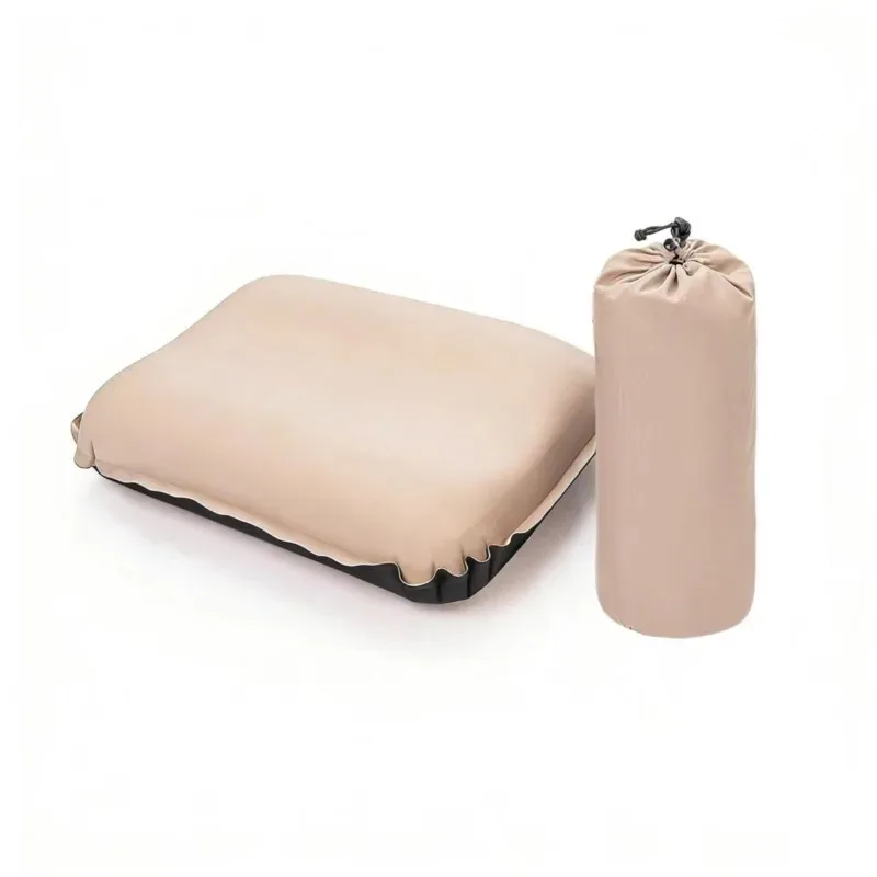 Automatic Inflatable Pillow Outdoor Camping Travel Pillow Portable Nap Pillow Leisure Inflatable Cushion