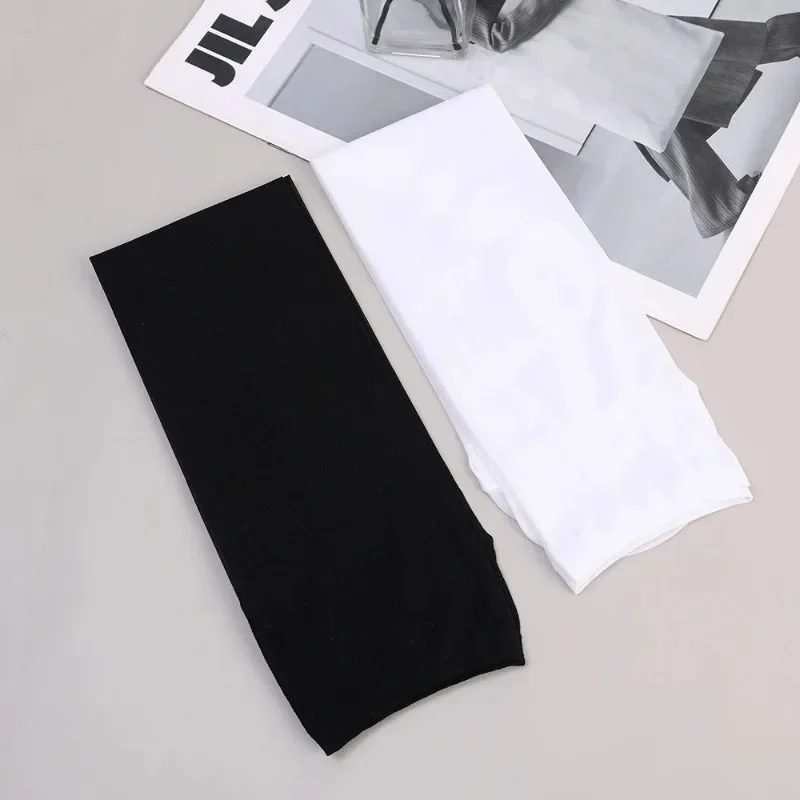 1/3pairs JK Woman Socks Cute Black White Lolita Long Socks Summer Thin Knee High Socks Cosplay Sexy Nylon Transparent Stockings