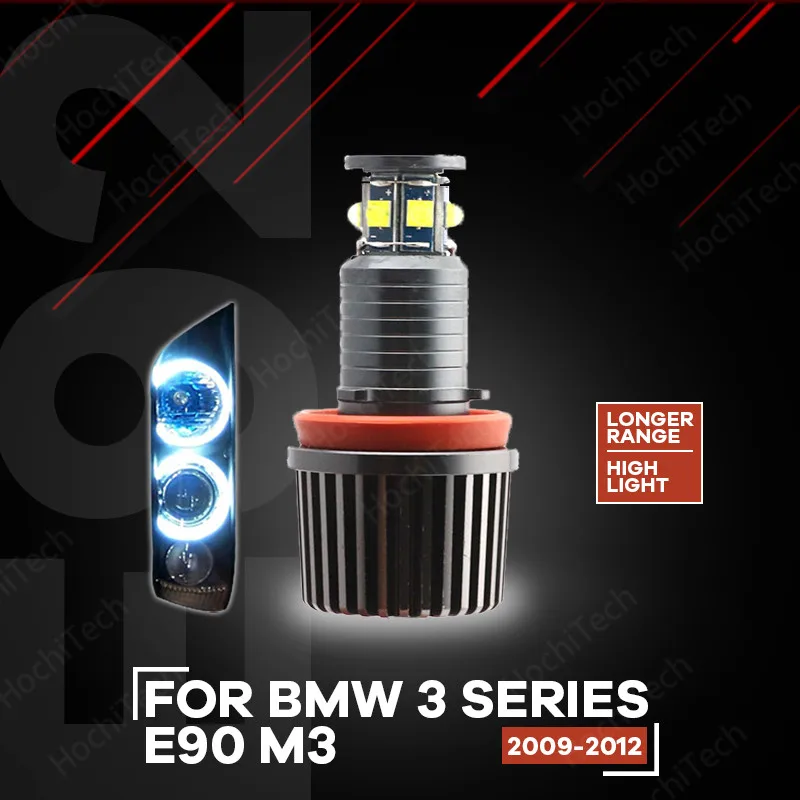 

Для BMW 3 серии E90 M3 2009 2010 2011 2012 Высокая мощность Бесплатное ошибка 3200LM Светодиодный маркер Белый 240 Вт h8/h11 Светодиодный маркер «Ангельские глазки»