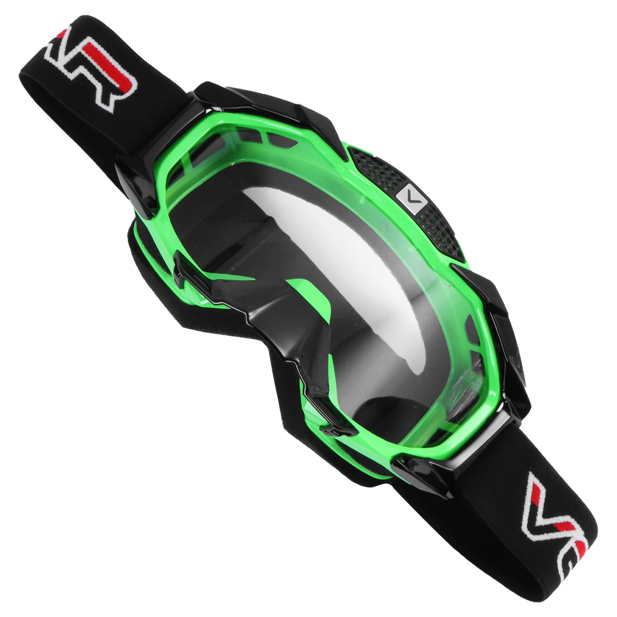 

Motor Riding Windproof Goggles Anti-Fog Protective Glasses Adjustable Elastic Strap Replaceable Lens For Motor Accessories Green