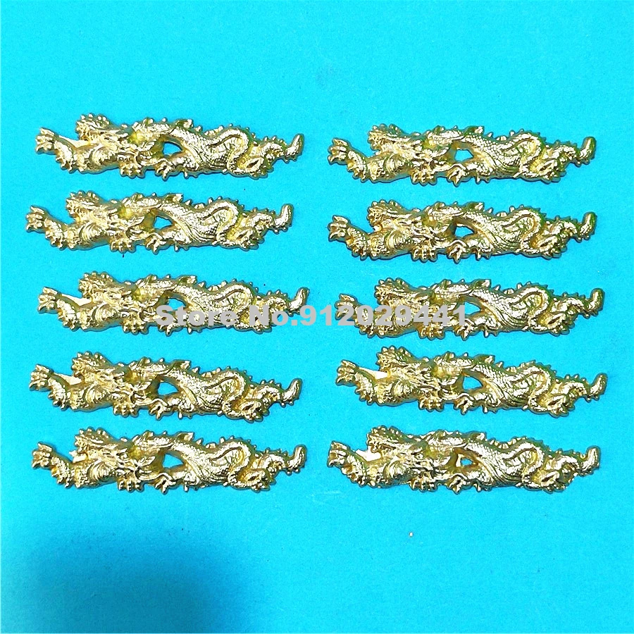 

10PC Very Beautiful Copper Brass Carved Dragon Menuki MENUKI For Japanese Sword Samurai Katana Tsuka Handle Accessories