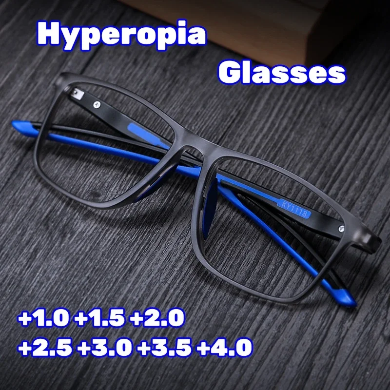 

New Anti Blue Light Multifocal Presbyopic Glasses Ultra Light TR90 Sports Reading Eyewear High-definition Progressive Eyeglasses