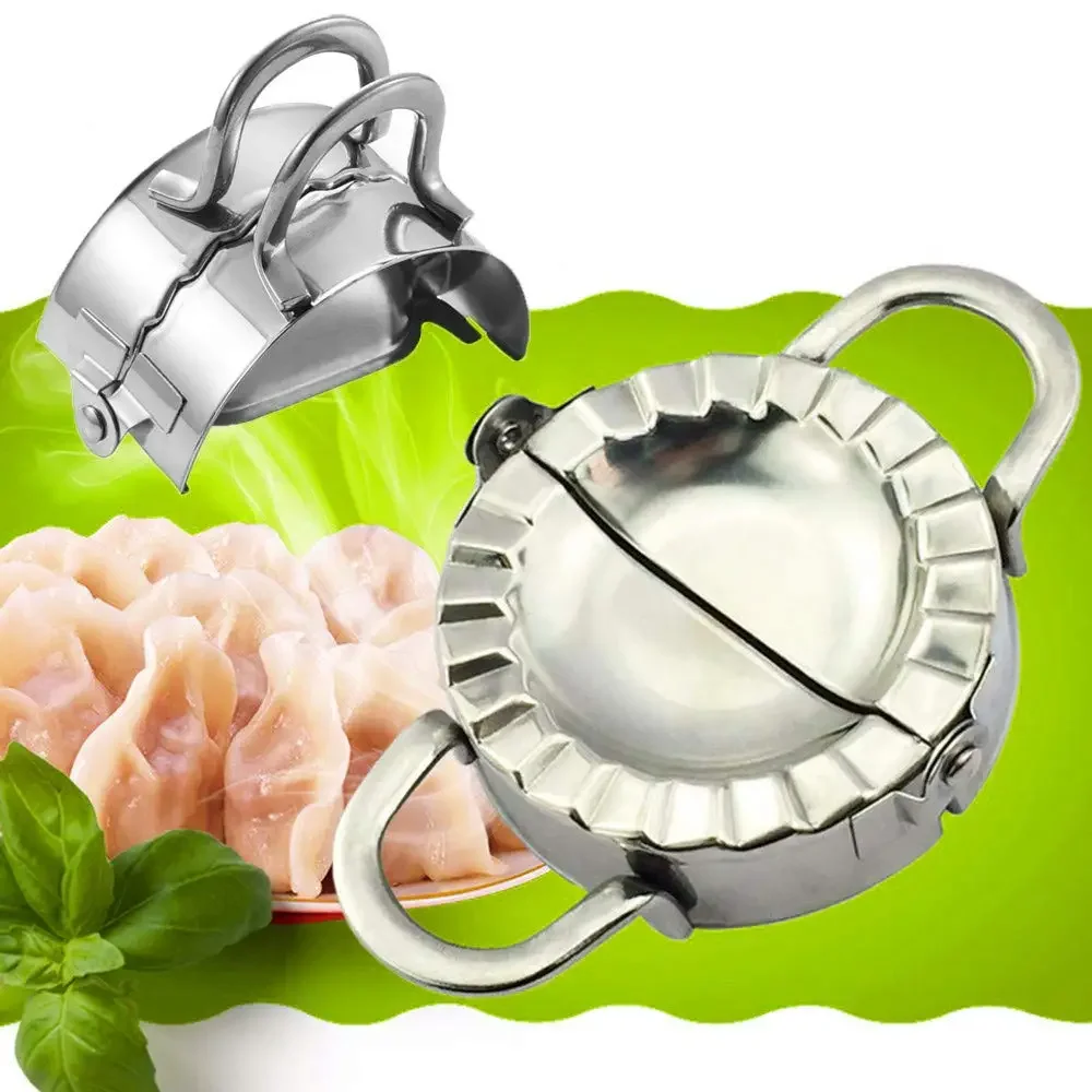 Dumpling Maker - Dumpling Press/Stainless Steel Empanada Press/Pie Ravioli Dumpling Wrappers Mold Kitchen Accessories