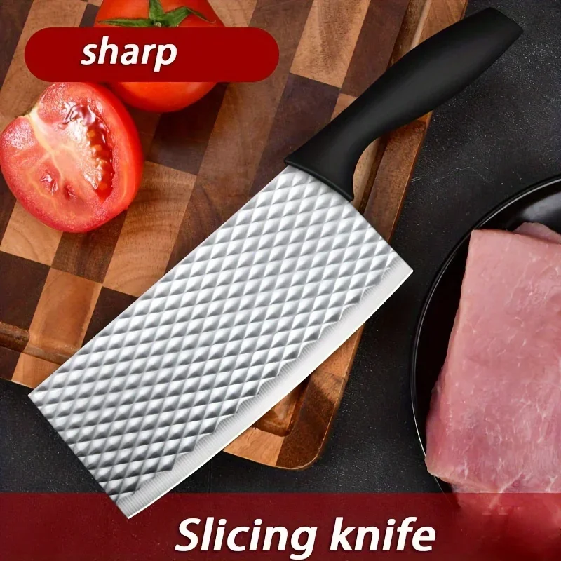 New Design Ladies Kitchen Knife, Ultra Sharp Stainless Steel Chef Knife Multipurpose for Meat & Vegetable Cutting Cooking Tool