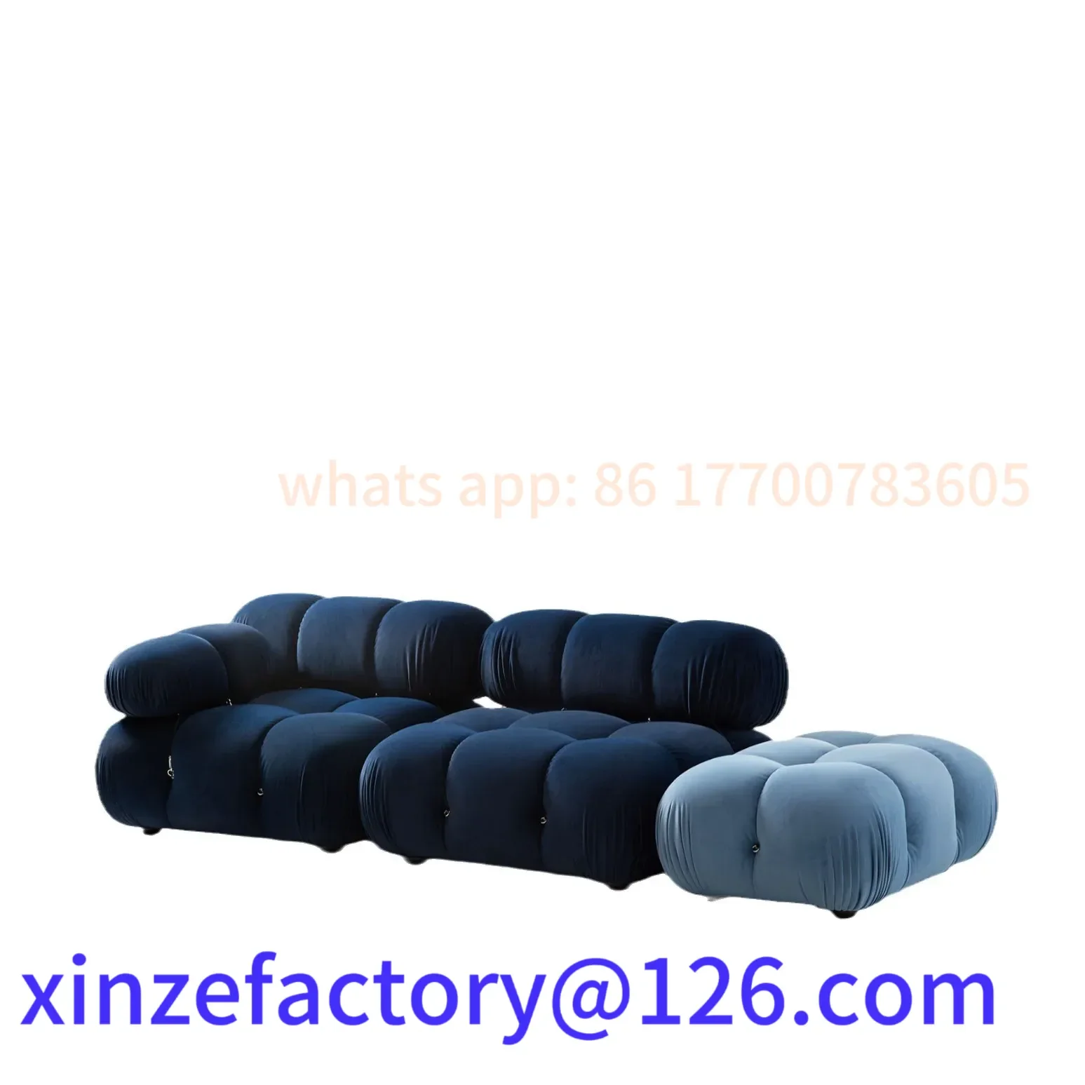 

Customizable Mario sofa Internet celebrity module free combination sitting area cream wind tofu cloth