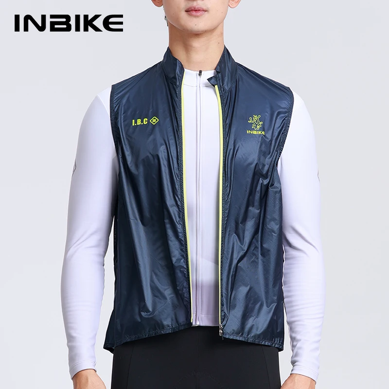 

INBIKE велосипедный жилет мужской ветрозащитный водонепроницаемый легкий MTB велосипедная одежда с карманами для шоссейного велосипеда всепогодное снаряжение