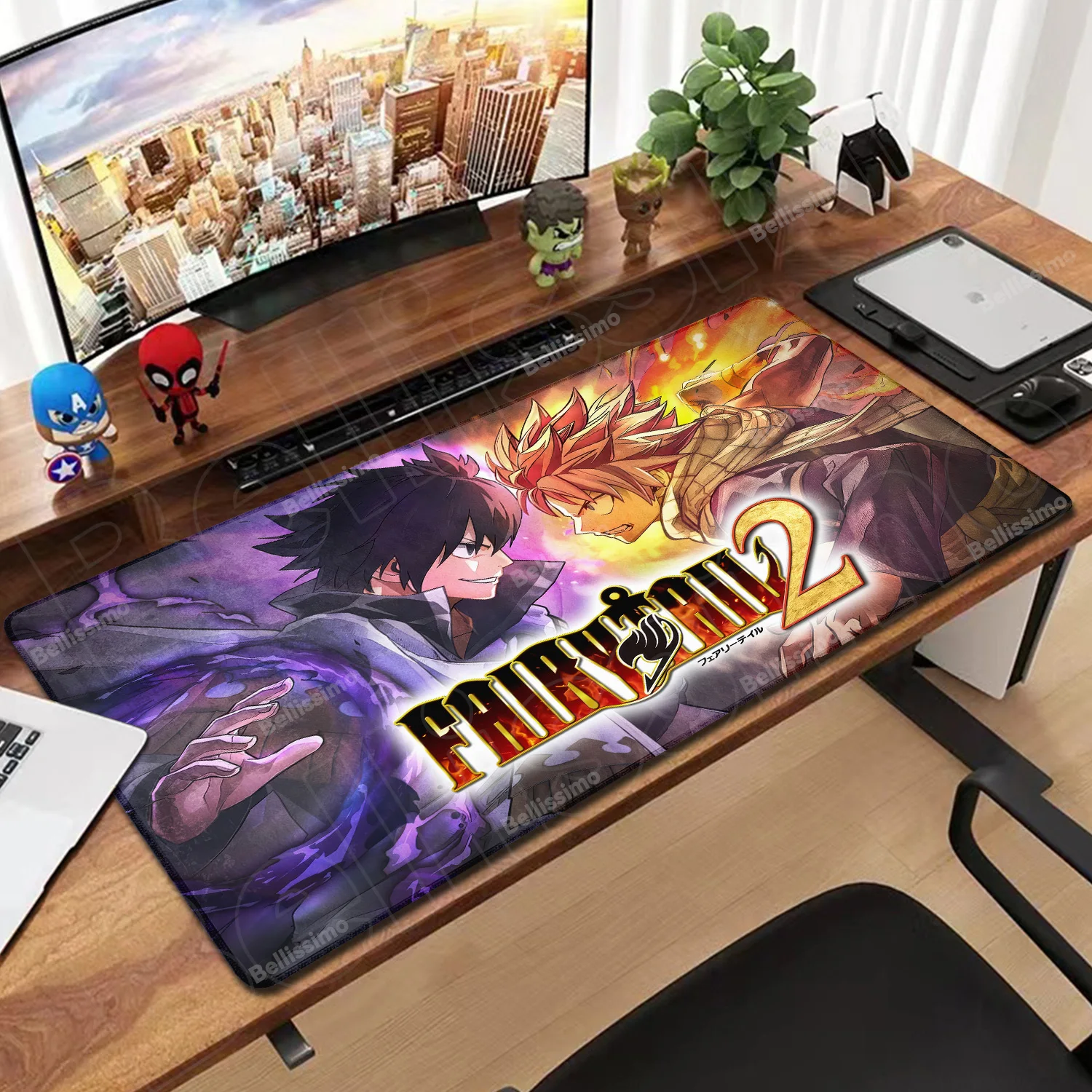 

Anime Fairy Tail Mouse Pad HD Printing Computer Gamer Locking Edge PC Accessory Mouse Mat Keyboard Non-slip Decoration Deskmats