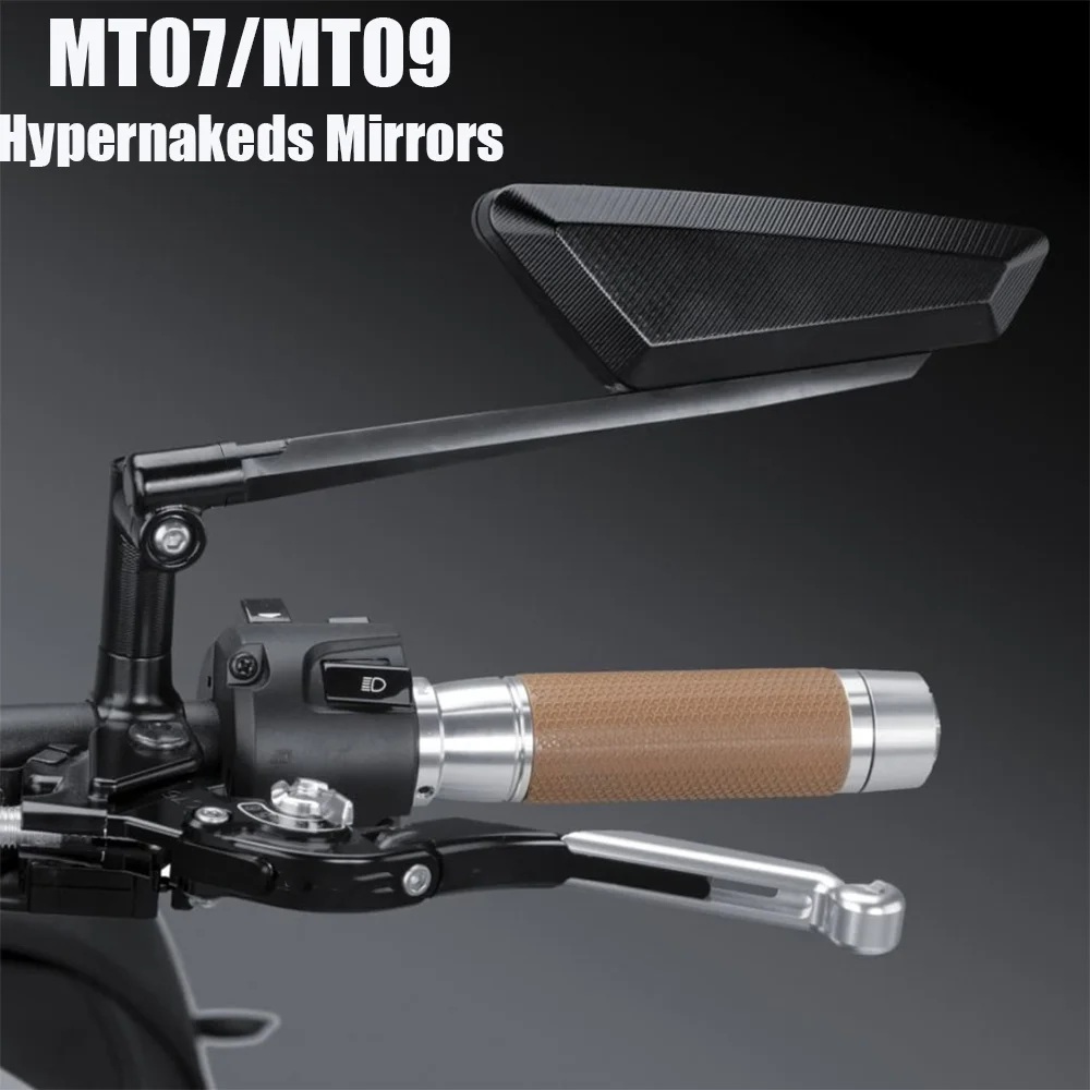 

For Yamaha MT07 MT09 Rearview Mirrors Hypernaked Mirrors Adjustable Mirrors For Yamaha MT07 MT09 Accessories Adjustable Mirrors