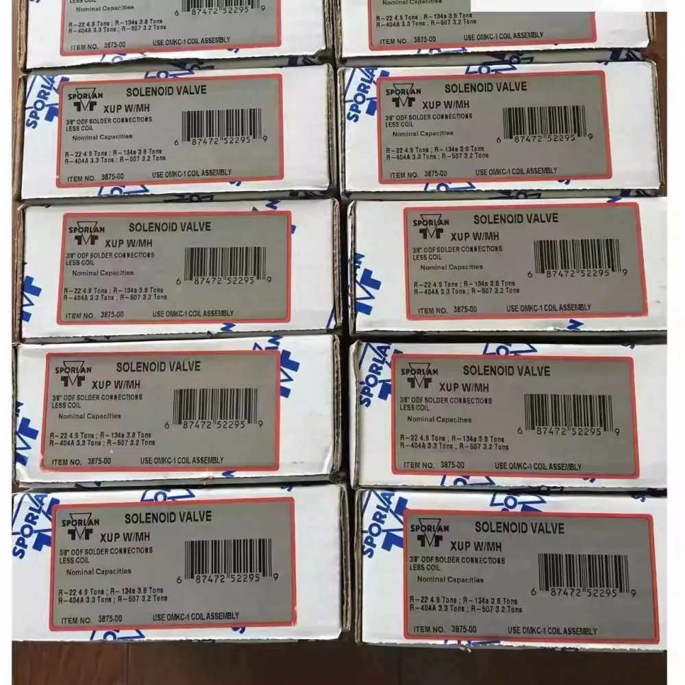 جديد لصمامات الملف اللولبي Sporlan E3S130 E6S130 E6S140 E9S230 E9S240 E10S240 E10S250 E14S250 E19S250 E19S270 E25S270 E25S290