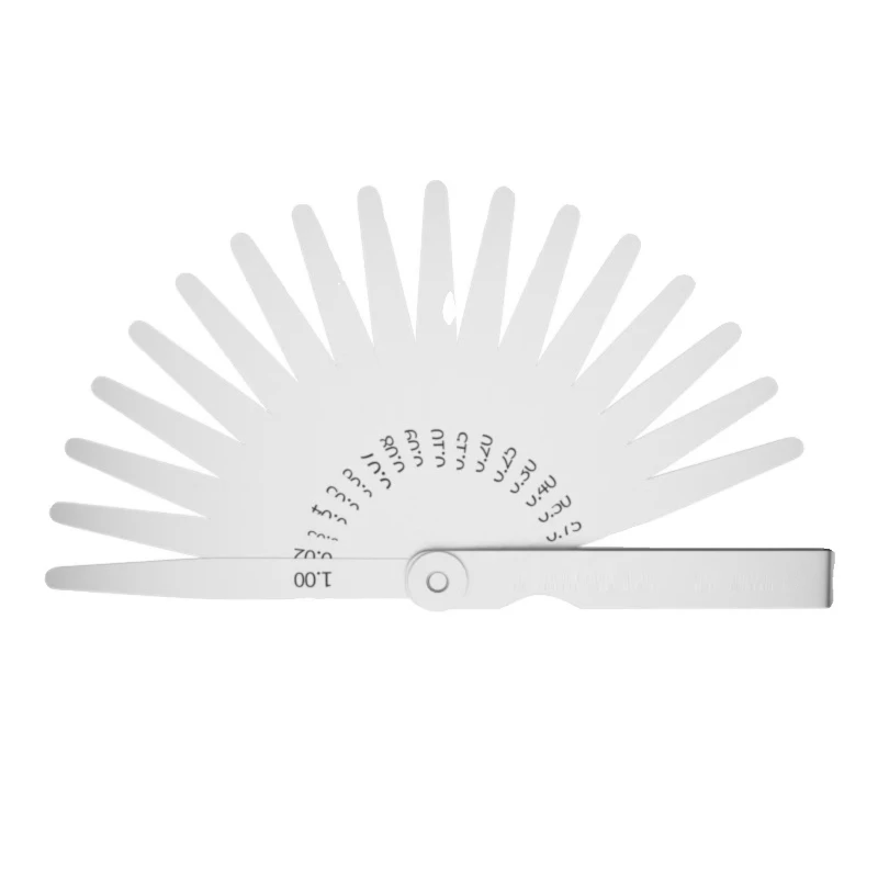 

304 Stainless Steel Gauge Set 150mm High Precision Valve Gauge 0.01-5 mm Gauge 300 Extended 200