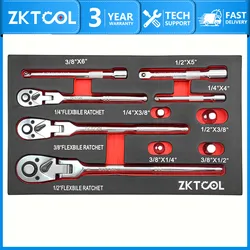 10 piece heavy-duty reversible mini ratchet wrench set Quick release and adjustable features - Durable steel construction