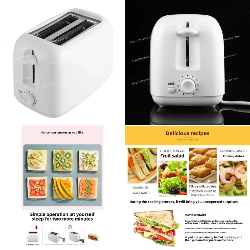 Toaster, sandwich breakfast maker, fully automatic breakfast toaster