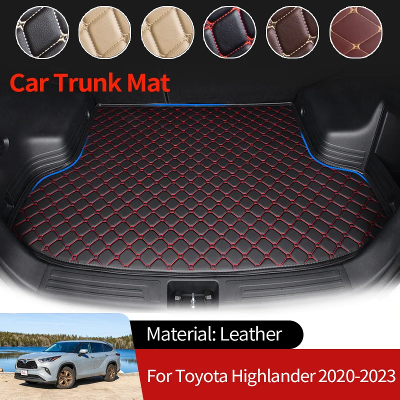 

for Toyota Highlander Kluger XU70 2020~2023 Auto Boot Liner Cargo Rear Trunk Mats Luggage FLoor Waterproof Carpets Accessories