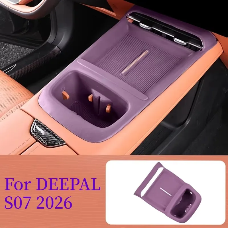 Fit For DEEPAL S07 2026 Integrated Silicone Anti Slip Mat Car Central Control Panel Protective Pad Interior Car Accessories