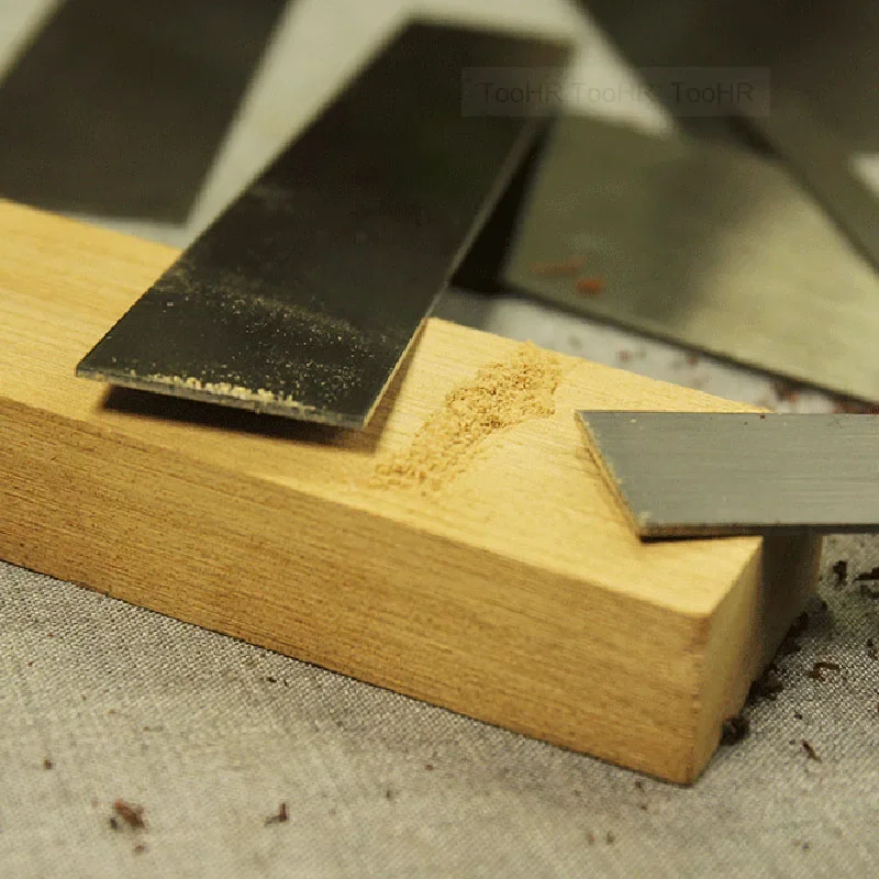 Набор скребков для деревообрабатывающих карт, утолщенный закаленный скребок для шкафа, скребок для карт, прямоугольный нож, гладкий деревянный инструмент для снятия заусенцев, столярный инструмент