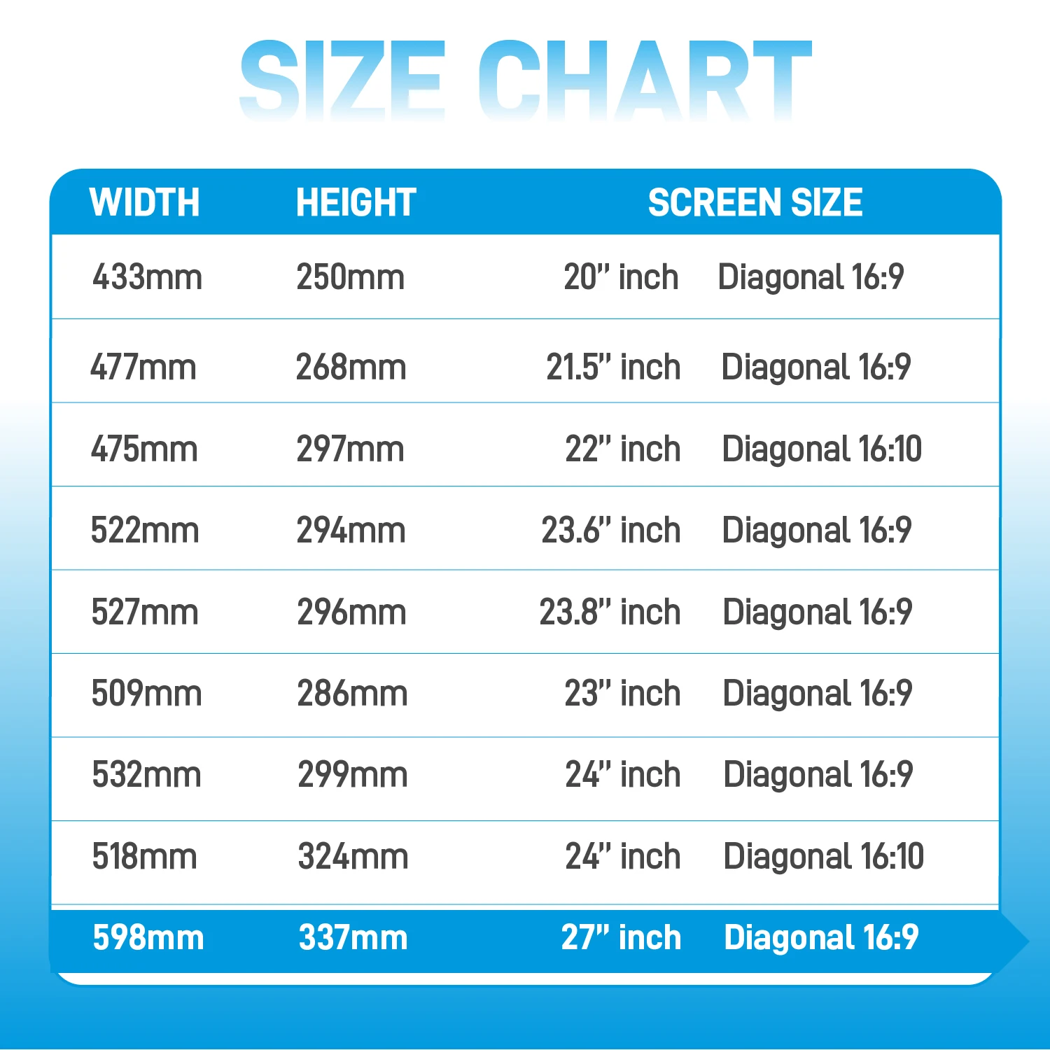 For Computer 27 Inch16:9 Widescreen Monitor Privacy Screen Filter Removable PC Anti-spy-peep-glare Eye Scratch Protector Film