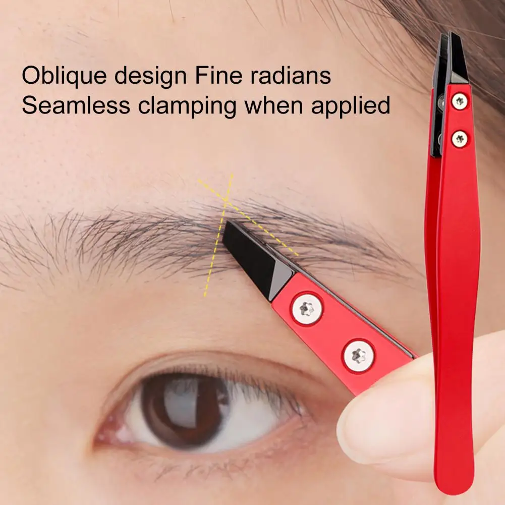 Eyebrow Clip Practical Stainless Steel Hair Removal Tweezer Eyebrow Clip Hair Removal Tweezer Makeup Tool for Women