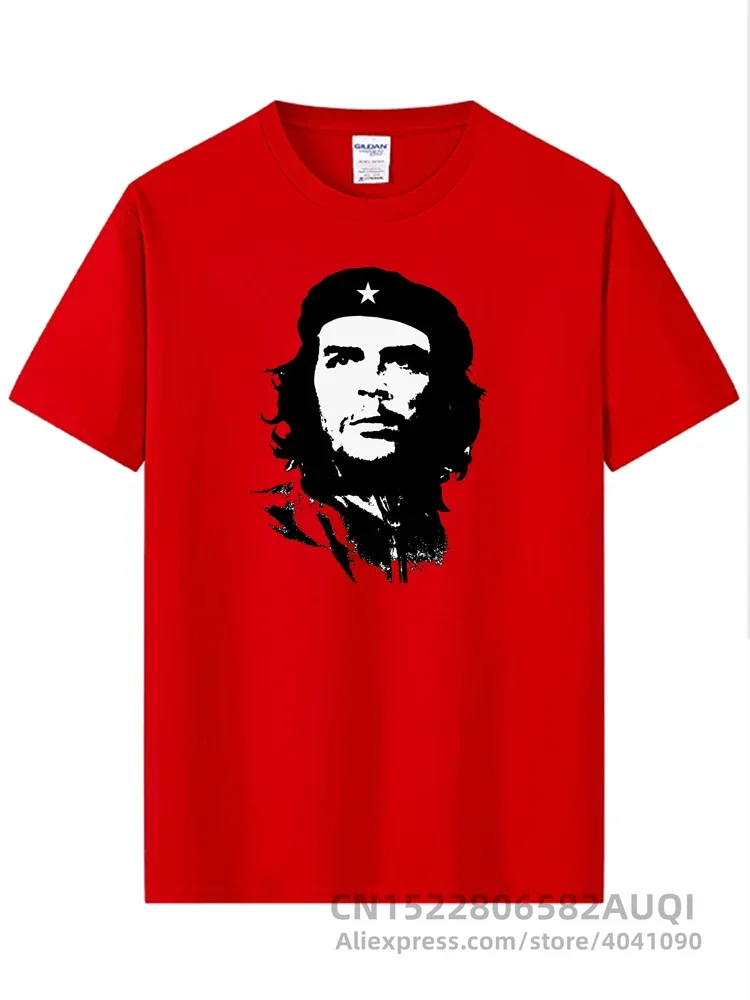 Men High Quality Short Sleeve 100% Cotton Che Guevara Revolution Printed Men T-shirt Casual O-neck Men\'sT-shirt Female Tee Shirt