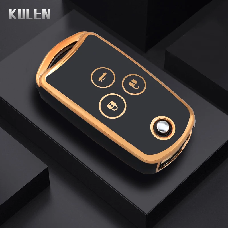 Funda plegable de TPU para llave de coche, carcasa Fob para Honda Civic Accord Jazz CRV HRV CRZ para Acura TL TSX ZDX RSX, accesorios para coche