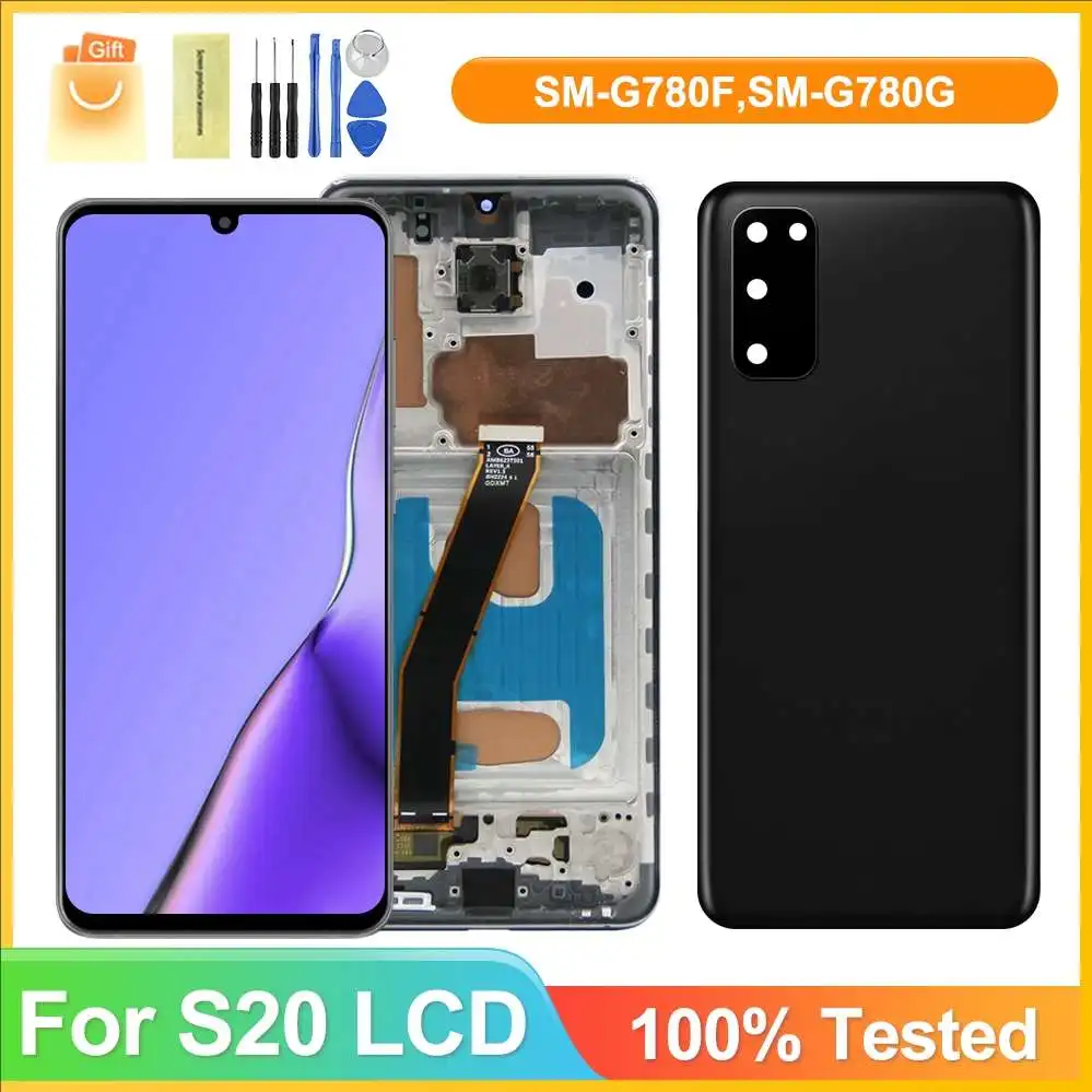 

S20 5G TFT Quality Display for Samsung S20 5G G981 G981F SM-G981F/DS Lcd Display Touch Screen with Frame Digitizer Assembly