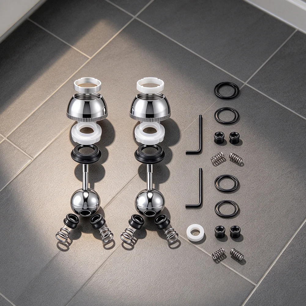 Faucet Ball Repair Kit Compatible Single Handle Faucets Leak For Proof Seal Resistant For Kitchen Bathroom Sink Tap DIY Parts