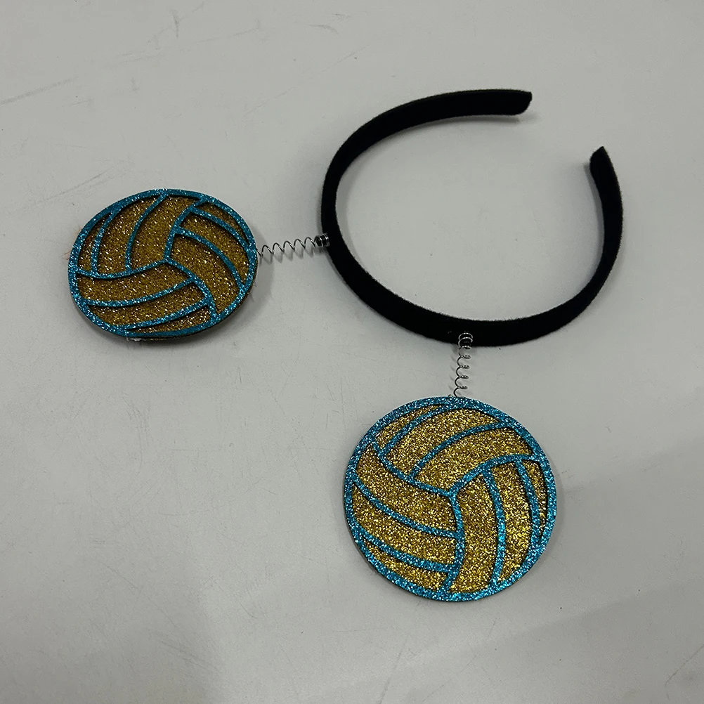 

2pcs Volleyball Sports Game Cheering Decorative Ball Headwear Accessories Women Hair Accessories For Women Party Hat