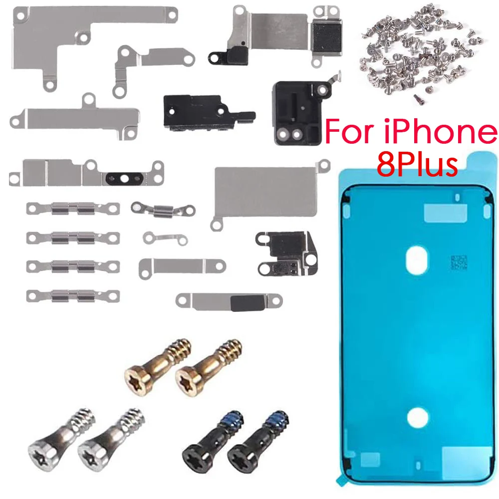 Full Set Small Metal Internal Bracket Holder For iPhone 6S 7 8 Plus X XR XS Max With All Screws And Waterproof Tape