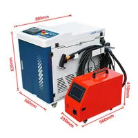 1500W handheld laser welding machine air duct factory welding, rust removal and cutting 3 in 1 la ser welding machine