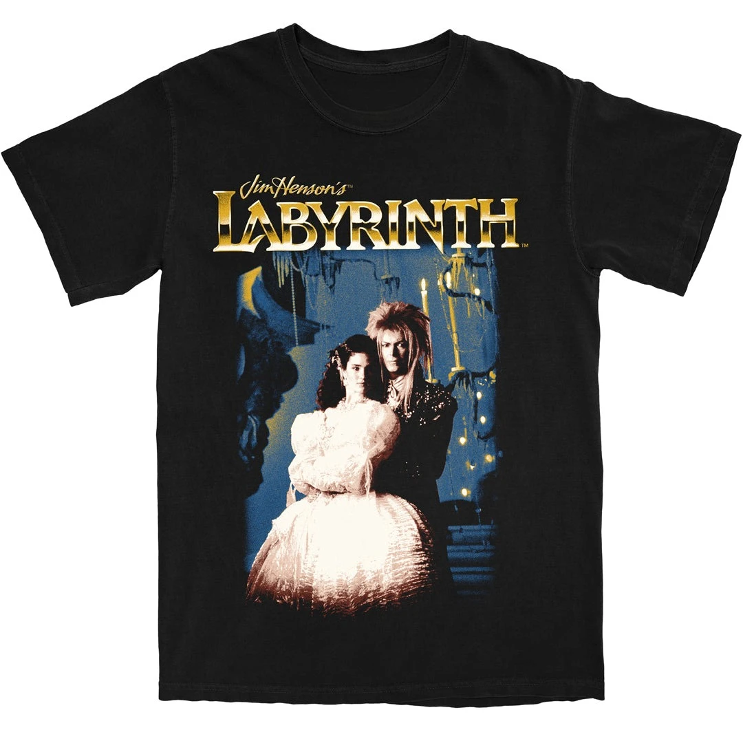 Labyrinth David Bowie Jareth The Goblin King Movie Graphic T Shirt 80s Cult Classic Fantasy Film Streetwear Cotton Tee view 3