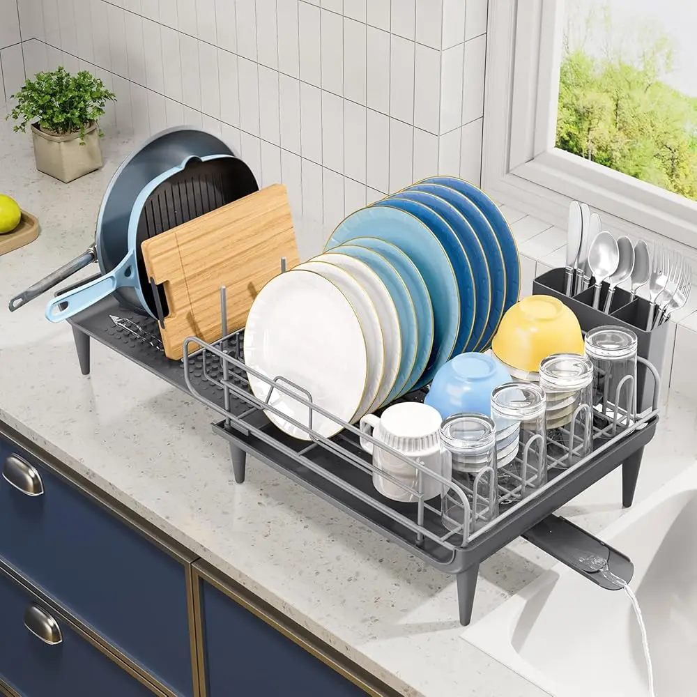 

Free ShippingFree ShippingLarge Dish Drying Rack, Expandable Dish Rack for Kitchen Counter, Multifunctional Dish Drainer, Organi