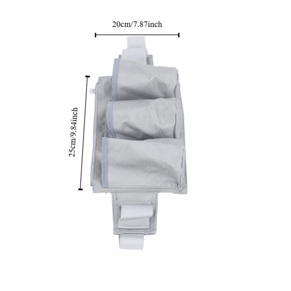 أكسفورد القماش تنظيف أداة الخصر حقيبة متعددة الأغراض الأشرطة قابل للتعديل البستنة أداة حزام مقاوم للماء حقيبة أدوات حديقة الحرفية #6