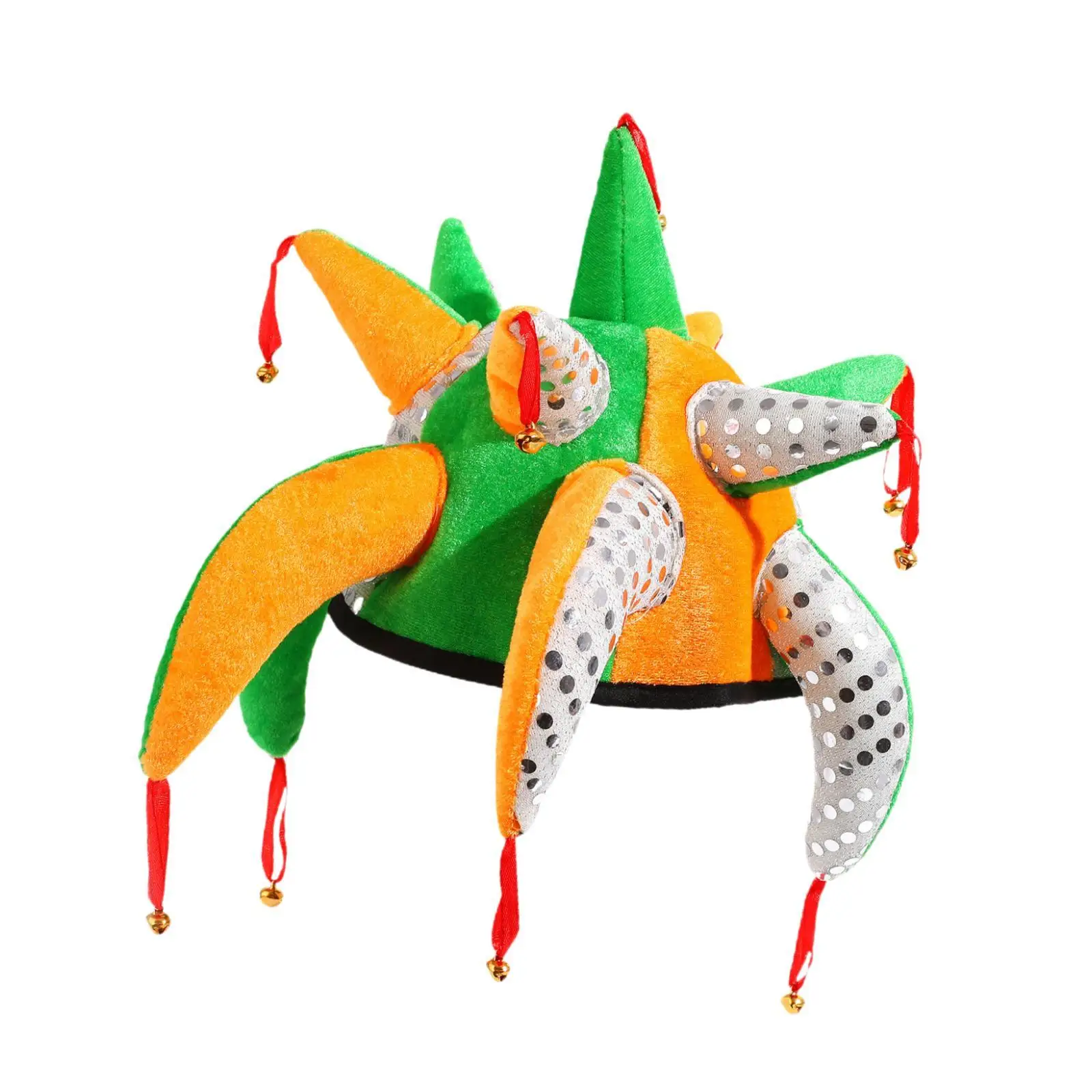 어린이와 성인을 위한 코트 광대 모자, 다채로운 색상의 의상 모자, 팬시 드레스, 가면 무도회, 휴일용 액세서리