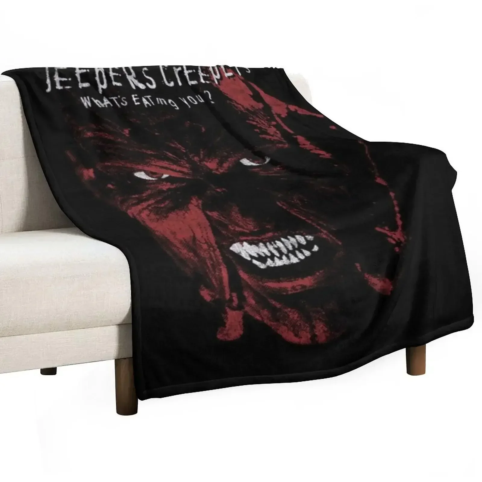 

Jeepers Creepers Throw Blanket Plush Flannel Fabric christmas gifts Thermal Blankets