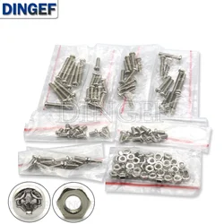 130PCS/lot M3 Screw Nut M3x5 3x6 3x8 3x12 3x16 Round Head Flat head Screw Cap Set Screws Phillips kit M3x10 mm Cap Screw M3x20