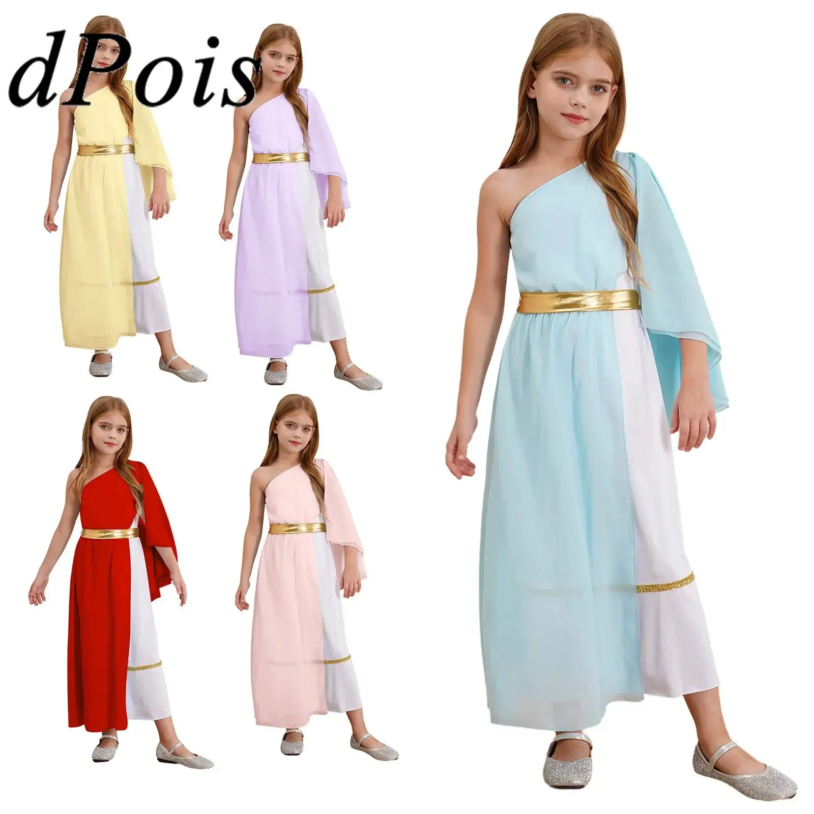 

Косплей для девочек, древнегреческое платье принцессы, Египетские мифы, костюм Тоги, карнавальная вечеринка, фатиновые наряды, платье для хора и выступления