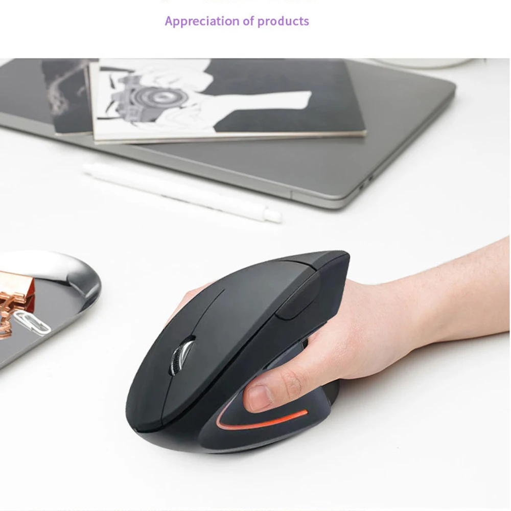 Left Right Hand Mouse Vertical Ergonomic 2.4G Wireless with Right Bluetooth Double Mode Mouse Computer PC Mice Gaming Mouse