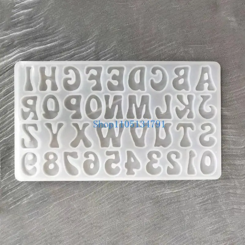 98 litery formy do odlewania żywicy DIY numer alfabetu formy do odlewania biżuterii narzędzia rzemieślnicze