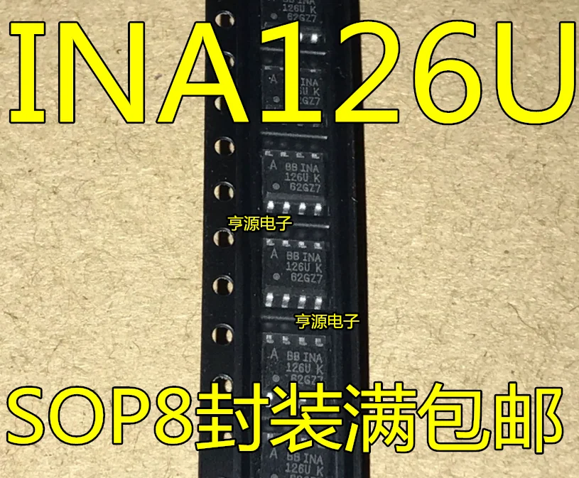 

10pcs original new INA126 INA126U INA126UK INA126UA SOP8 Instrument Amplifier