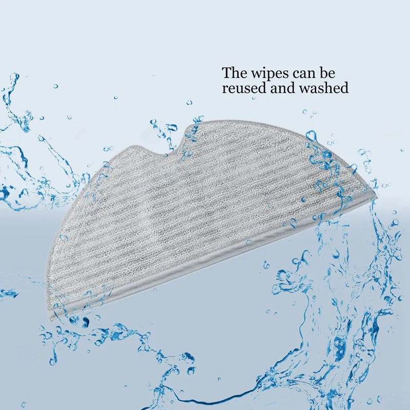 Kit de repuesto para aspiradora Xiaomi Mijia 2C, cepillo lateral principal, filtros lavables, paño de fregona, accesorios de limpieza, 8 unidades