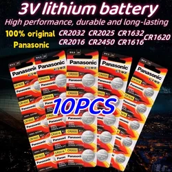 10Pcs Original Panasonic CR2032 CR2025 CR2016 CR1632 CR1616 CR1620 CR2450 CR2430 3v Lithium Battery CR2032 Batteria CR 2032
