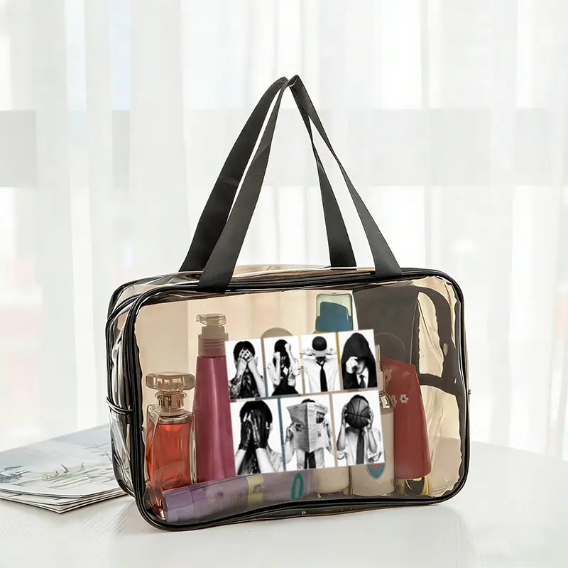 Pvc Handheld Toilet Bag Arirang 2.0 World Tour 2026 Transparent Waterproof Storage Bag Kpop Fan Gift Travel Beach Makeup Bags