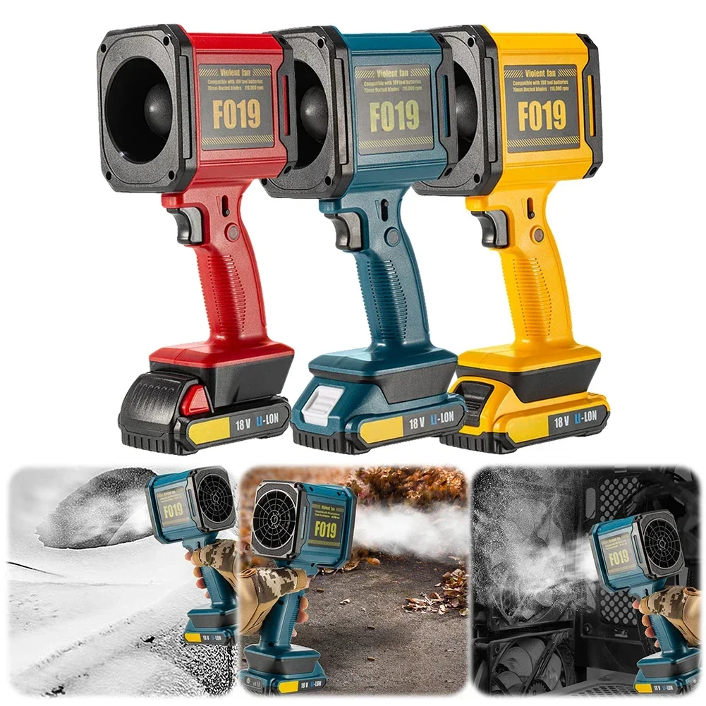 Kipas Turbo Listrik Turbine Jet Blower dengan Kecepatan Angin yang Dapat Disesuaikan, Daya Kuat, Peniup Debu untuk Pembersihan