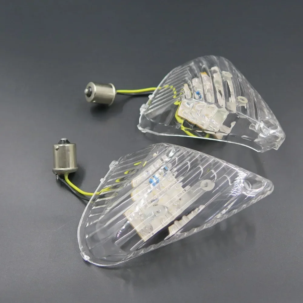 

Motorcycle Parts Clear LED Signal Tail Light Cover Fit For 05-06 2005 2006 Suzuki GSXR GSX-R 1000