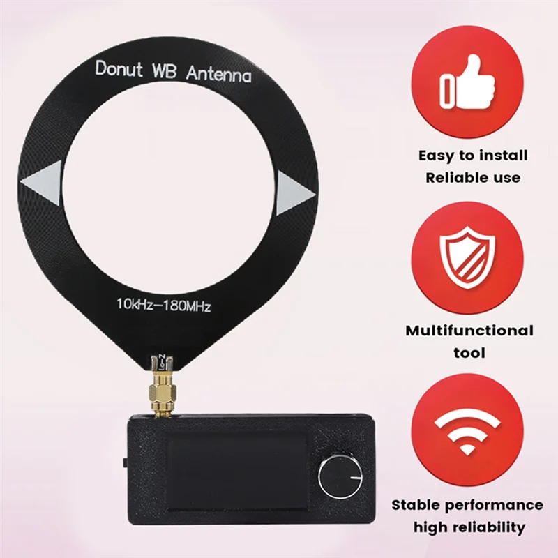 Mini rádio de bolso eletrônico SW MW VHF portátil com tela IPS de 1,9 polegadas Rádio SI4732 10Khz- 180 Mhz FM/AM LSB/USB