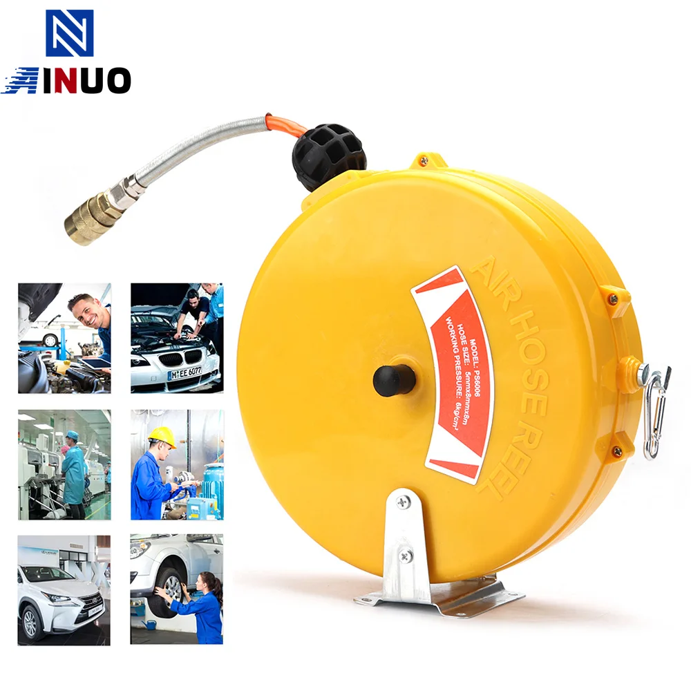 

Automatic Retractable Reel Telescopic Air Drum Hose PU8*5 10*6.5 12*8 Pneumatic PU Tube Pneumatic Drum