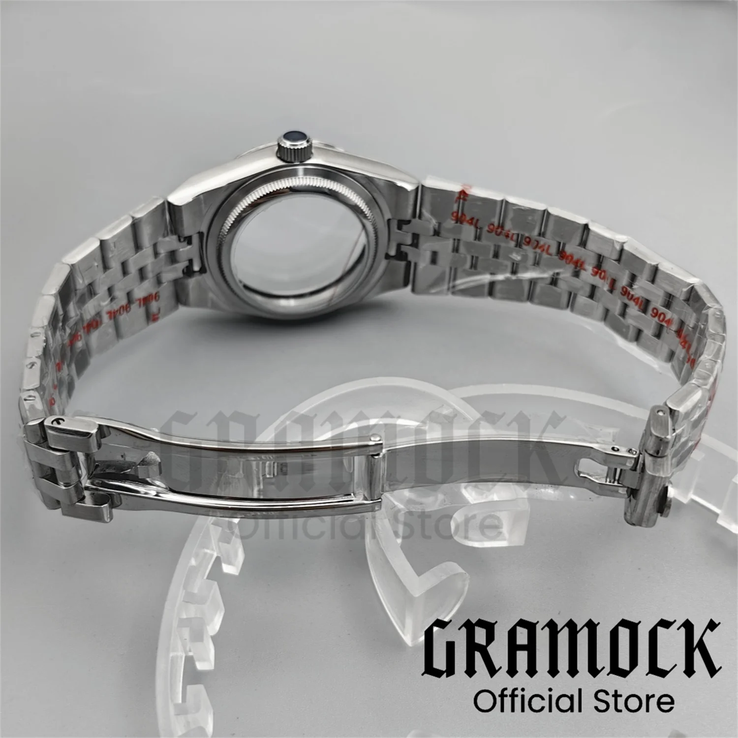 Gramock 36MM 40MM Land-GDweller Steel Waterproof Watch Case Strap Sapphire Glass Fit NH35A NH36A Men's Watch Case Modified Parts