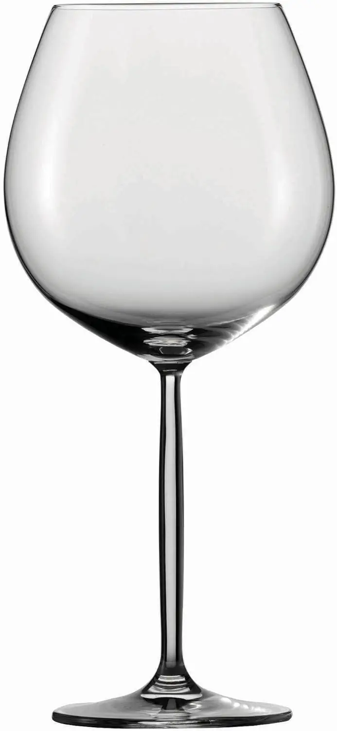 

Tritan Crystal Glass Diva Stemware Collection Claret Burgundy Red Wine Glass, 28.4-Ounce, Set of 6